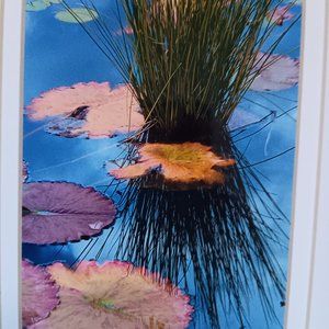 Signed artist B.D.Kaplan print  - "Summer Pond 1"